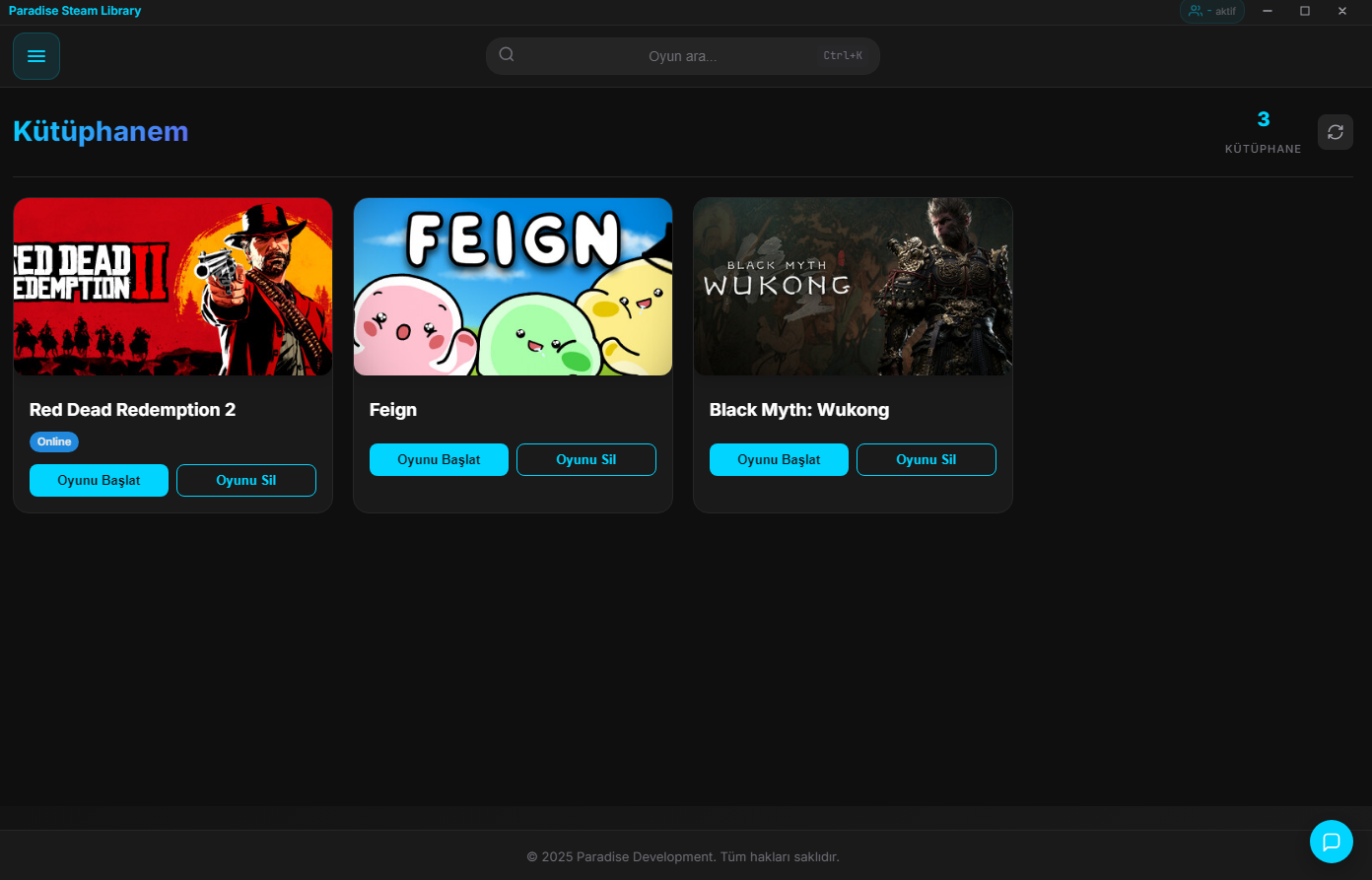 Paradise Steam Library ekran görüntüsü 2